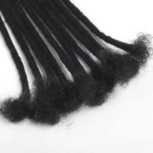 Vente en Gros de Dreadlocks en Cheveux Humains, Fausses Locs Bon Marché avec Pointes Bouclées, Produits Capillaires - Product Image 5