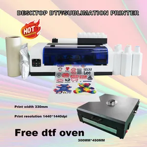 A3 Size A4 Eco Solvent wide format Sublimation Multicolor Dtf Printers