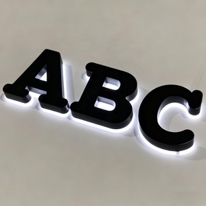 直接厂家可定制3D LED户外商务标志个性化Logo字母公司装饰 - Product Image 3