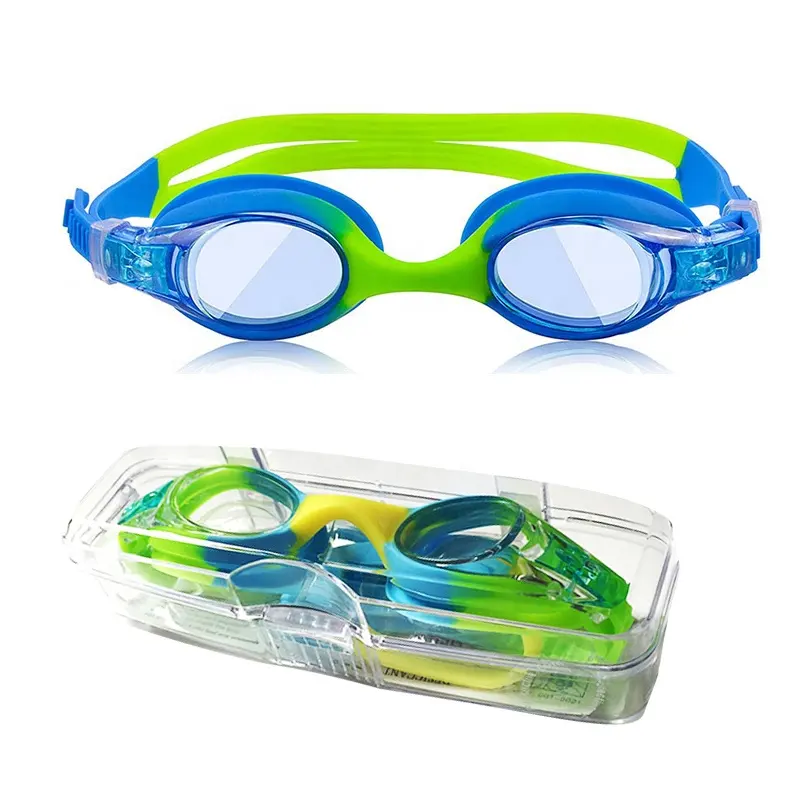 2024 Antifog Swimming Goggles Professional Silicone Arena Racing Swimming Goggles for Kids