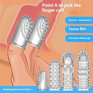 Pleasure New Adult Finger Ginger Fun Set Lesbian Lala Finger Masturbation Set <span class=keywords><strong>pour</strong></span> hommes et femmes - Product Image 5