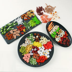 เห็ดหูหนูจำลองขนาดเล็ก กุ้ง ก้ามปู ฝักถั่ว อุปกรณ์เสริม ของเล่นอาหารจิ๋ว DIY ทำมือ อาหารจานด่วนขนาดจิ๋ว - Product Image 1