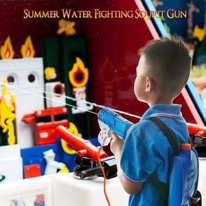 Pistolet blaster électrique Super Water Squirt à fermeture rapide Songkran avec réservoir à dos de 1080cc et champ de tir de 28ft - Product Image 5