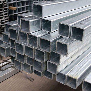 Zincato tubo quadrato in acciaio di grado Premium 15-250mm strato di zinco vendita calda per la costruzione di tubi HVAC Cargo <span class=keywords><strong>Rack</strong></span> di taglio - Product Image 2