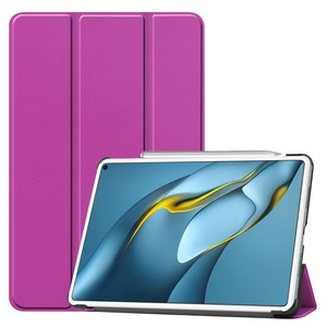เคสแท็บเล็ตอัจฉริยะหนัง PU กันกระแทกสำหรับหัวเว่ย มีเดียแพด T5 <span class=keywords><strong>8.0</strong></span> <span class=keywords><strong>M5</strong></span> <span class=keywords><strong>Lite</strong></span> <span class=keywords><strong>8.0</strong></span> เคสป้องกันแบบบาง - Product Image 1