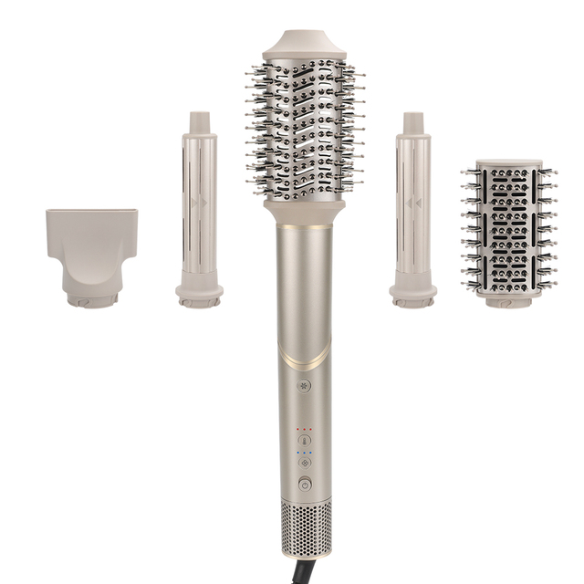 Electric Hot Heat Air Comb Blow Dryer Brush Ai Hair Dryer Straightener Curling Iron 5 in One Hair Curler Multi Hair Styler