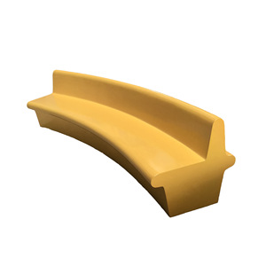 Banco de Patio de Fibra de Vidrio para 4 Personas, Duradero, Diseño Contemporáneo, Muebles de Jardín Modernos - Product Image 4