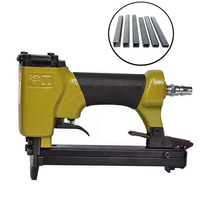 8016 21GA Kleine Möbel Sofa Heftklammern Pistole Maschinen rahmen Nagler Mini Air Stapler U Nagel pistole für Holz polster