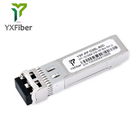 Módulo Transceptor Óptico 10G DWDM SFP+ 80km C17-C61 50GHz 100GHz Dúplex LC DDM SMF Personalizado