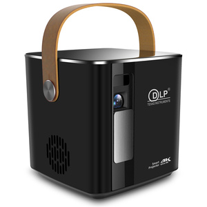 Portable 200ANSI Native 1080P DLP <b>Projector</b> Outdoor 12V 8m Projection <b>Android</b> LED 4K Smart 3D Movie Video With Battery P12 1080p - Product Image 5