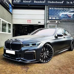 Séparateur de lèvre de menton de pare-chocs avant en Fiber de carbone véritable pour <span class=keywords><strong>BMW</strong></span> New 7 Series G11 G12 730 740 750 760 Facelift avec M Package 20-23 - Product Image 6