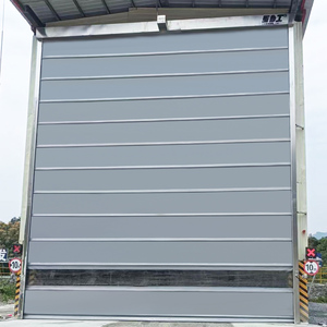 Nouvelle porte à enroulement rapide automatique en <span class=keywords><strong>PVC</strong></span> à grande vitesse <span class=keywords><strong>avec</strong></span> fenêtre horizontale - Product Image 3