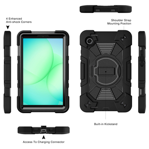 เคสแท็บเล็ตซิลิโคน 3 ชั้น สำหรับ Samsung Galaxy Tab A9 Tab A11 ขนาด 8.7 นิ้ว พร้อมขาตั้งหมุนได้ - Product Image 5