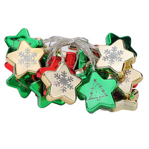 <span class=keywords><strong>Guirnalda</strong></span> de <span class=keywords><strong>Luces</strong></span> LED Navideñas con Estrella Galvanizada que Mejora el Ambiente Navideño, Decoración Navideña - Product Image 5