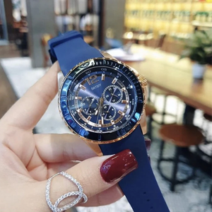 <span class=keywords><strong>Reloj</strong></span> Deportivo de Lujo para <span class=keywords><strong>Hombre</strong></span> <span class=keywords><strong>GUESS</strong></span> W0485G3, Resistente al Agua 100M, Caja de Acero Inoxidable en Tono Azul y Oro Rosa, Cuarzo, Venta al Por Mayor - Product Image 3