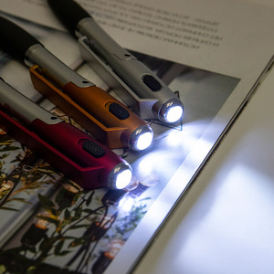 Stylo bille LED créatif 4-en-1 avec support de téléphone et lumière, facile à recharger et à remplacer les consommables - Product Image 4