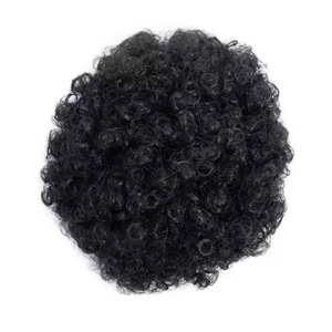 Ciocche di <span class=keywords><strong>Capelli</strong></span> Afro Africani Popolari e Vendute, Chignon a Coda di Cavallo per Mercato Europeo e Americano, Non-Remy <span class=keywords><strong>Capelli</strong></span> Umani - Product Image 5