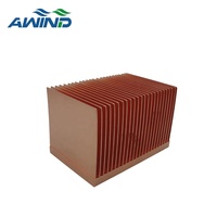 Dissipateur thermique à ailettes en acier de Dongguan pour refroidisseur de processeur de serveur, petit dissipateur thermique pour dissipateur thermique Peltier M.2 60x40x10