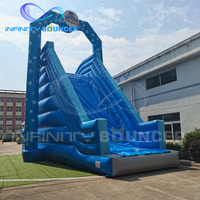 Toboggan gonflable géant pour aire de jeux, toboggan aquatique gonflable, jeux gonflables d'extérieur, toboggans