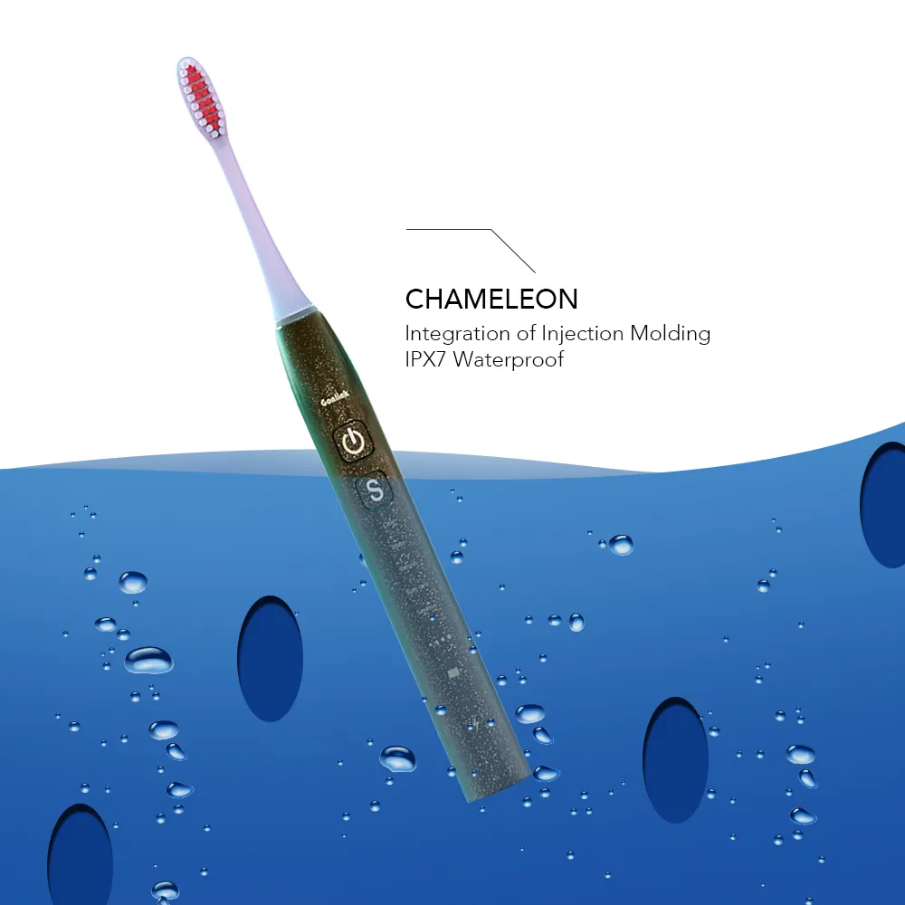 China Adult Soft Bristle Ultrasonic Electric Toothbrushes Sonic Power Electronic Teeth Brush Whitening Machine