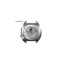 Montre de plongée pour homme en acier inoxydable personnalisée, mouvement mécanique de luxe SEIKO, résistance à l'eau 20 BAR, cadran soleil 28 mm, luminescent