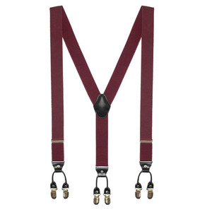 Personalizzato Mens Y di Figura 6 Forte Clip di Fantasia Nero Dot Uomini Della Bretella - Product Image 1