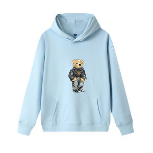 Sweat à <span class=keywords><strong>capuche</strong></span> en <span class=keywords><strong>polaire</strong></span> pour <span class=keywords><strong>femme</strong></span> 400g de haute qualité pour Ralph Laure n X-Bear Pull à <span class=keywords><strong>capuche</strong></span> respirant pour l'hiver avec impression par transfert thermique - Product Image 2