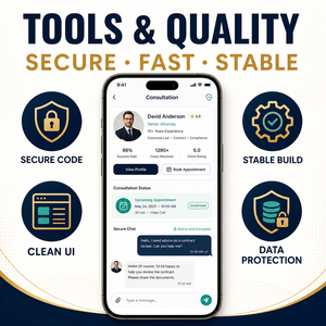 Servicio Legal Personalizado, Consulta de <span class=keywords><strong>Abogado</strong></span>, Desarrollo de Aplicaciones para IOS y Android con Directorio de Abogados y Reserva de Citas LionCreate - Product Image 5