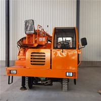 Excavatrice multifonctionnelle montée sur camion, véhicule intégré pour le creusement, le terrassement agricole et le transport de matériaux