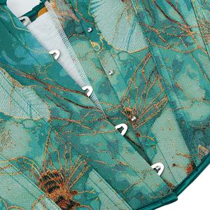 2025 nouveauté Bustier Vintage Shapewear 3D broderie Camisole vert corsage femmes Corset - Product Image 5