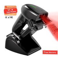Escáner de Código de Barras Inalámbrico Portátil EDOO W43 1D 2D, Lector de Códigos QR USB para Tiendas, Supermercados, Almacenes e Inventario
