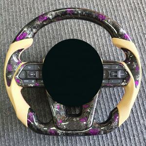 Accessoires de pièces automobiles Volant de bateau Volant en fibre de carbone forgé Personnalisé pour Toyota Yaris - Product Image 1