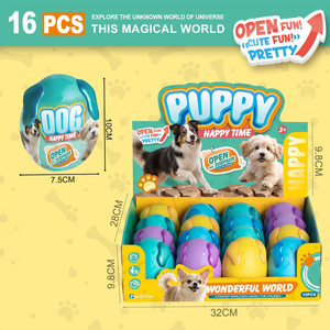 Huevos Sorpresa para Mascotas, 16 Piezas, Caja <span class=keywords><strong>de</strong></span> Exhibición, Lindas Figuras <span class=keywords><strong>de</strong></span> Cachorros en Forma <span class=keywords><strong>de</strong></span> Oreja, Surtidas, Mini Figuras <span class=keywords><strong>de</strong></span> Cachorros, Recuerdo <span class=keywords><strong>de</strong></span> Fiesta Infantil, Juguete Cápsula <span class=keywords><strong>de</strong></span> Pascua - Product Image 2