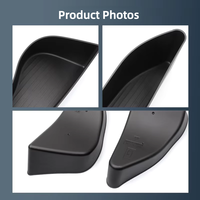 Accessoires de voiture pour BYD Song Plus EV/DM-i 2025 – Boîte de rangement latérale avant et arrière pour portières, étanche et anti-poussière, organisateur intérieur