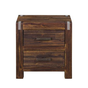 PANAMA RANGE High Grade Wooden Nightstand with 2 Drawers Modern <b>Bedside</b> <b>Table</b> Furniture for Home Hotel Best Price From Vietnam - Product Image 4