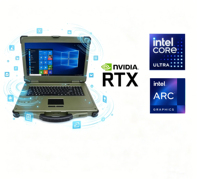 Nouvel ordinateur portable robuste de haute qualité compatible IA, 17,3 pouces, Intel Ultra FHD, Windows 10/11/Linux, IP65, Intel Iris Xe Graphics, anglais