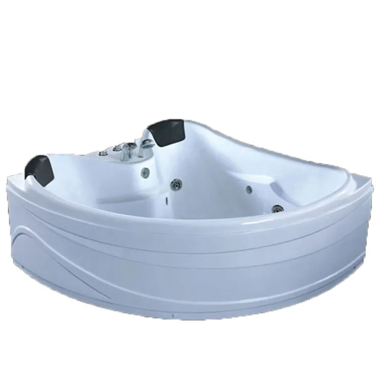 Export Bathtub Prices Relax Massage Function, LED Air Jet Luxury Bathtub for 2 Person, walk in tub shower combo