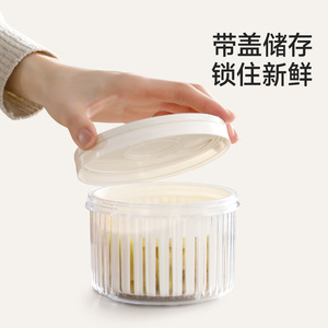 FaSoLa Garlic <b>Storage</b> <b>Container</b> 550Ml With Lid <b>For</b> <b>Kitchen</b> Food Preservation - Product Image 3