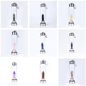 Vaso de Agua de Cristal con Prisma Hexagonal Natural, Taza de Energía de Cristal, Taza de Té Mágica para Spa - Product Image 2