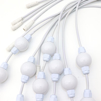 Lumière LED à pixels adressables ronde de 35 mm, 1,44 W, IP67, étanche, programmable, guirlande lumineuse à pixels LED pour l'éclairage des bâtiments
