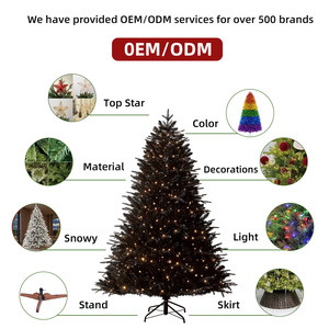 Árbol de Navidad Silhouette Spruce 2100 de Alta Calidad, Sostenible y Libre de COV, Fácil Montaje en 3 Pasos, Grado Profesional, Preiluminado con PE y PVC - Product Image 4
