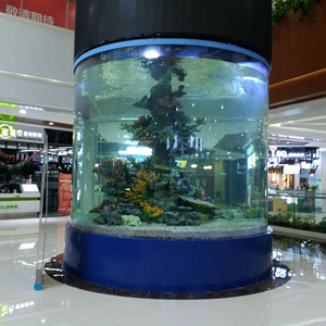 수족관 및 액세서리 원형 수족관 어항 아크릴 수족관 플라스틱 물 물고기 탱크 - Product Image 2