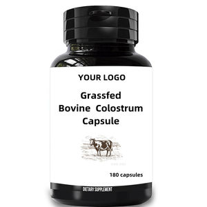 אספקת מפעל ציואן, מחיר סיטונאי, קולוסטרום בקר איכותי 10% 20%, קפסולות OEM עם מותג פרטי - Product Image 1