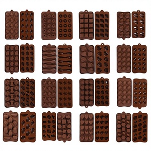 <span class=keywords><strong>Moule</strong></span> en silicone antiadhésif de qualité alimentaire, compatible congélateur, pour <span class=keywords><strong>chocolat</strong></span>, pâtisserie DIY, glaçons, biscuits, bonbons, gâteaux, truffes - Product Image 1
