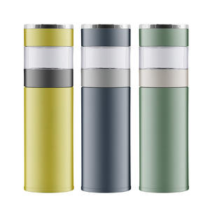 Gobelets <span class=keywords><strong>de</strong></span> séparation d'eau <span class=keywords><strong>de</strong></span> thé à Double couche, bouteille <span class=keywords><strong>de</strong></span> boisson Portable cadeau, tasse en verre d'affaires isolée - Product Image 1