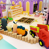 Équipement de parc de trampolines intérieur sur mesure de grande taille, aire de jeux multifonctionnelle pour parc d'attractions commercial pour enfants
