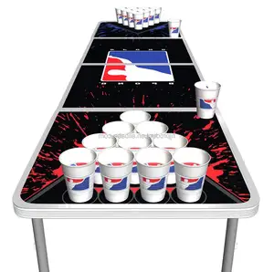 High quality Aluminum folding beer pong party table