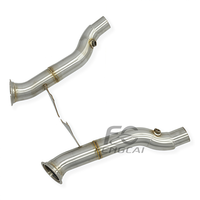 Tuyau d'échappement droit SS304 pour Ferrari 458 Speciale 458SC 4.5L 2014-2016, améliore la puissance du moteur