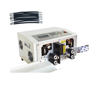 Máquina Peladora y Cortadora de Cables USB de Alambre Trenzado Totalmente Automática Sinrad SR-320, Herramientas de Corte Rápido de Acero, Pantalla LCD, AC220V