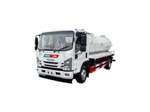 1suzu ELF 5liters Carbon Steel Tanker sewer vacuum truck Fecal <b>Suction</b> Vehicle Septic Tank Truck for City Cleaning - Product Image 1